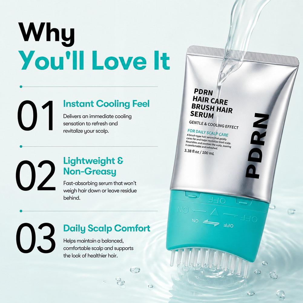 PDRN Hair Care Brush Hair Seru - Hair Care Korean Products review and price