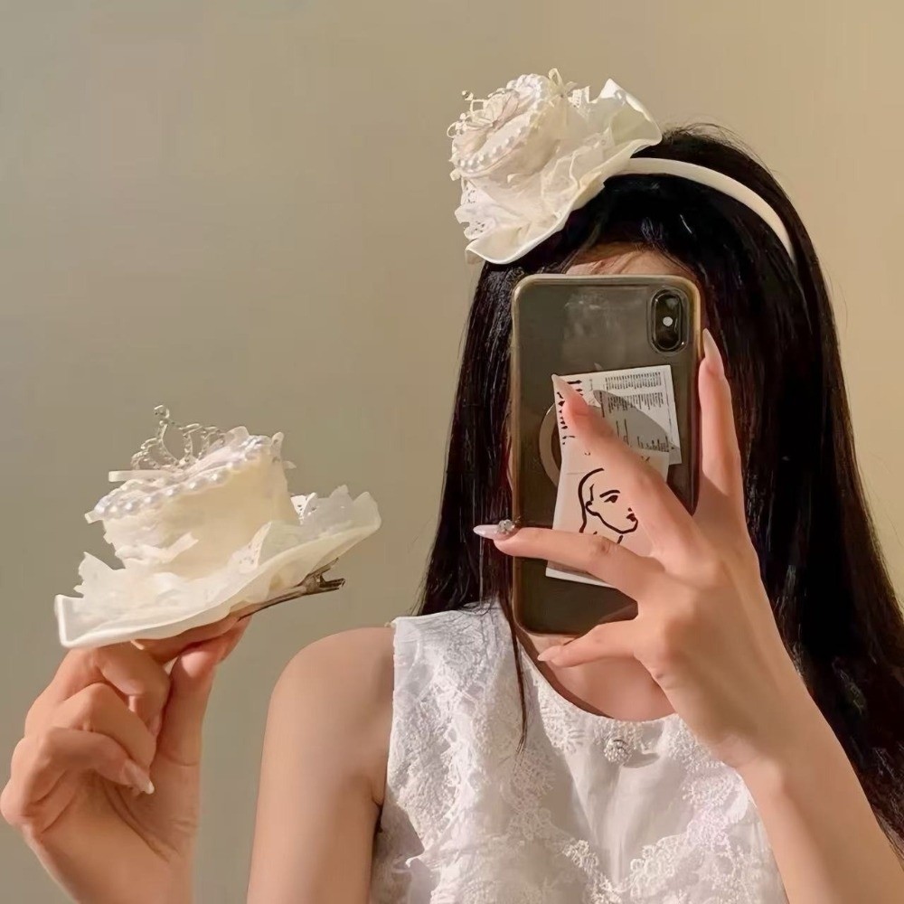 Elegant Cake Hat Hair Clip Cre - Hair Care Lotion review and price